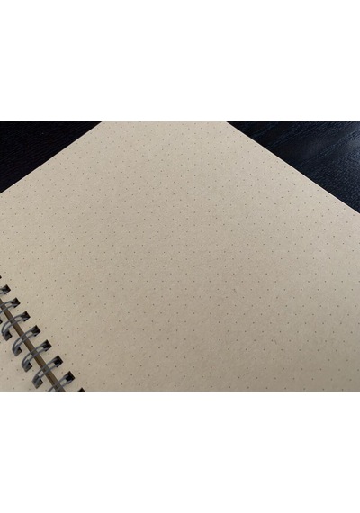 Muji Kraft Paper Monthly Planner Tarihsiz Ajanda Krem