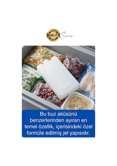12 Saat Süreli 560 Gr Jel Dolu Buz Aküsü Plastik Soğuk Zincir Gıda Yiyecek Uzun Süre Koruma 5 Adet Çok Renkli