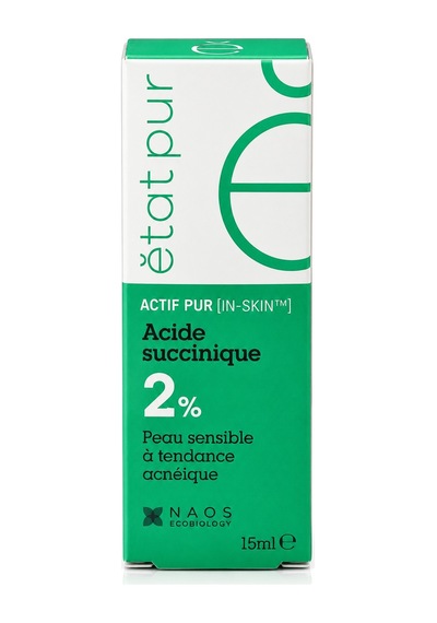 Etat Pur Pure Active Süksinik Asit %2 Hassas Ciltler İçin Akne Ve Leke Karşıtı Konsantre Bakım Serumu 15 Ml