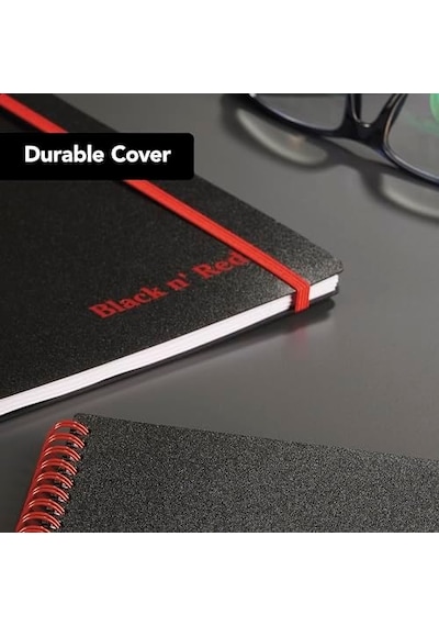 Black N&apos Red Defter, Ciltli, Premium Optik Kağıt, Scribzee Uygulaması Uyumlu, Çevre Dostu, Dayanıklı Spiral Cilt, 11" X 8", 70 Çift Taraflı Çizgili Sayfa, 1 Adet 1&apos Li Paket K67030 103 Ivory Black N&apos Red Defter, Ciltli, Premium Optik Kağıt, Scribzee Uygulaması Uyumlu, Çevre Dostu, Dayanıklı Spiral Cilt, 11" X 8", 70 Çift Taraflı Çizgili Sayfa, 1 Adet 1&apos Li Paket K67030 103 Ivory