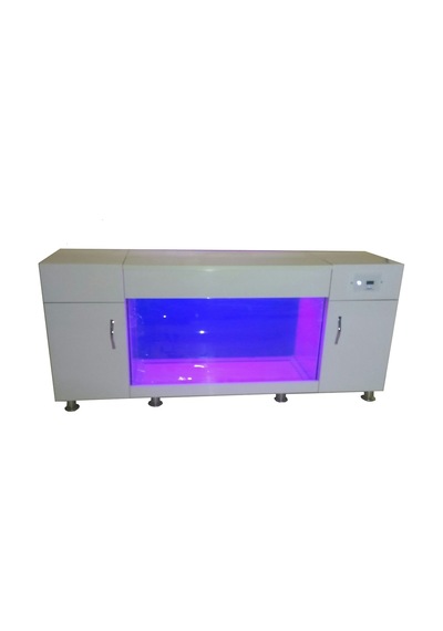 Kanki Pet KP160 Led Dizayn Akvaryum Tv Ünitesi Beyaz 160 CM