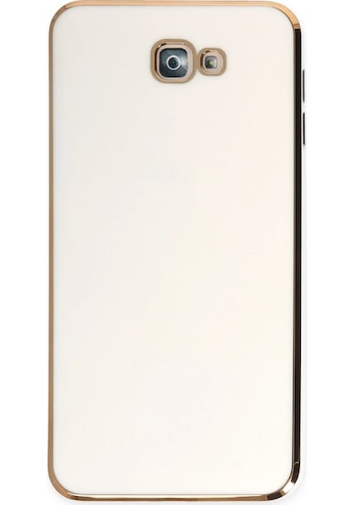 Flzdgnkr Newface Samsung Galaxy J7 Prime Kılıf Volet Silikon - Beyaz