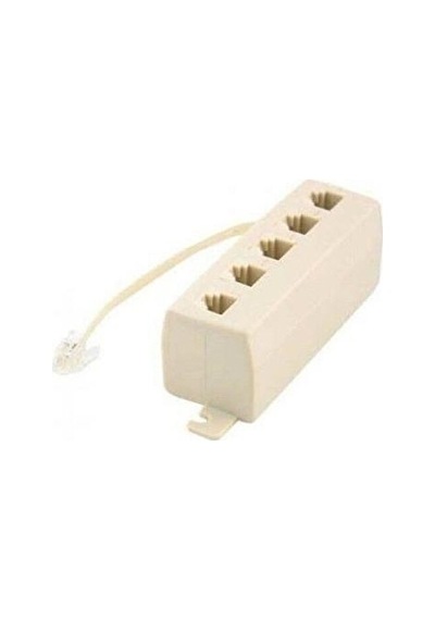 5 Port Rj11 Çoğaltıcı 5 Port Telefon Hat Çoğaltıcı