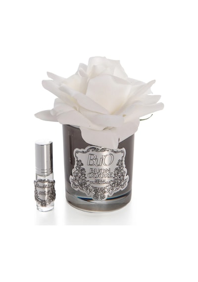 Füme Cam Silver Tek Gül Luxury Home Perfume Ağaç