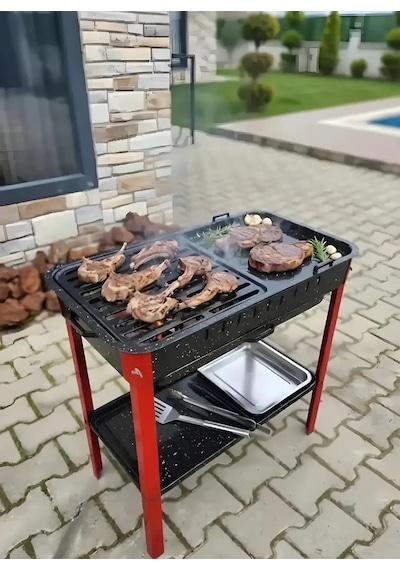 30x70 Cm Portatif Mangal Çok Renkli