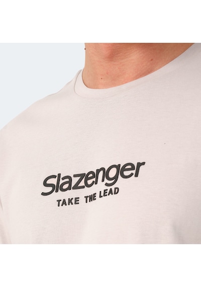 Slazenger VOITTO Erkek  Taş Gri Tişört
