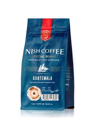 Nish Filtre Kahve Guatemala 1 Kg Öğütülmüş