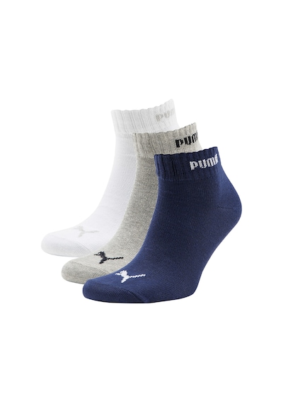 Puma Quarter Çorap 3'lü Paket 887498 05 Navy