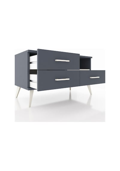 Hyperion Şifonyer Tek Raflı 3 Çekmeceli 88x44x48 Antrasit-aytaşı/antrasit Aytaşı/antrasit Hyperion Şifonyer Tek Raflı 3 Çekmeceli 88x44x48 Antrasit-aytaşı/antrasit Aytaşı/antrasit