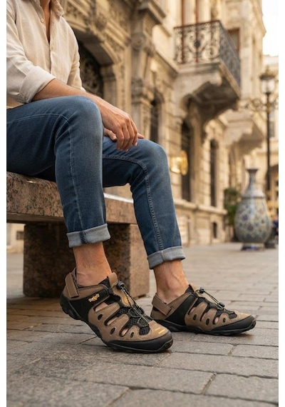 Dockers By Gerli 216504 Orijinal Ürün Esnek Rahat Erkek Terlik Sandalet Kum