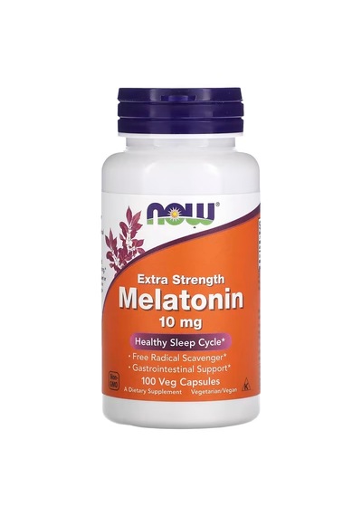 Now Foods Extra Mela/tonin 10 Mg, 100 Veg Caps