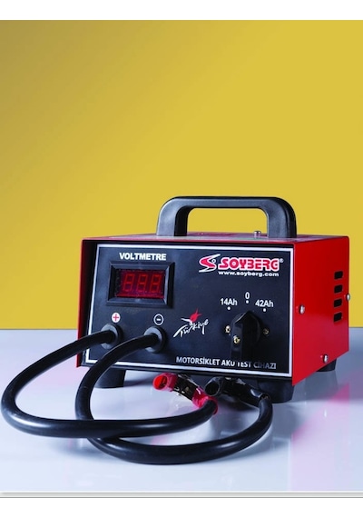 SOYBERG AKÜ TEST CİHAZI - MOT 1 -AGM-JEL AKÜ TEST CİHAZI