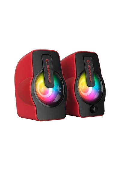 Rampage Rms-G7 Falsetto 2.0 6 Watt Rgb Ledli Kırmızı Multimedia