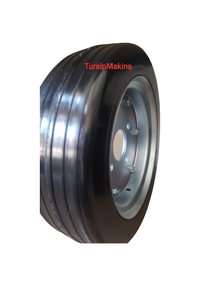 Elma Makinası//Yük Taşıma Tekeri 320X90 Dolgu Porya Jantlı