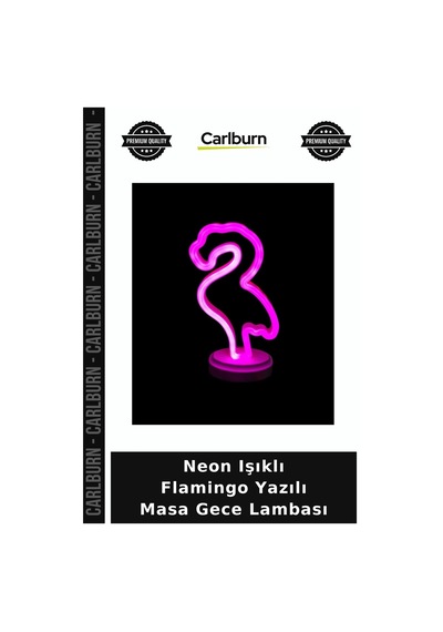 Özel Üretim Tropikal Dekoratif Genç Odası Aydınlatma Neon Işıklı Flamingo Yazılı Masa Gece Lambası Diğer