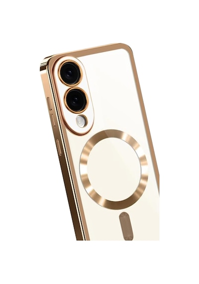 Gld-spt- Newface Samsung Uyumlu Galaxy S25 Edge Kross Magneticsafe Kapak - Çöl Titanyum