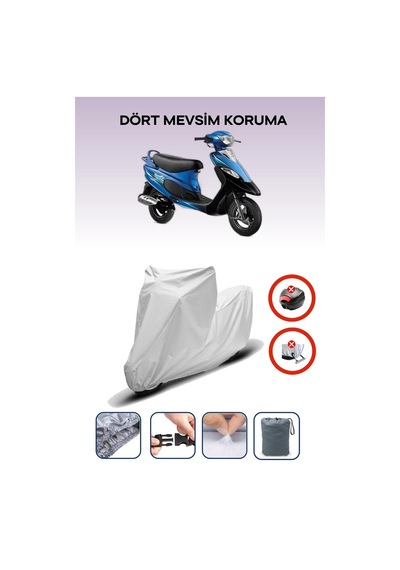 Tvs Scooty Pep Plus Uyumlu Motorsiklet Branda, Motor Örtüsü