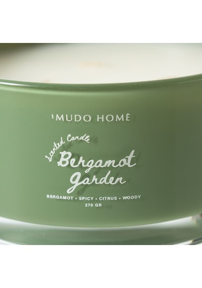 Mudo Home Bergamot Garden Yatay Mum Yeşil