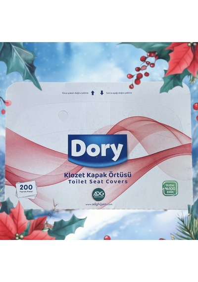 Dory Klozet Kapak Örtüsü 200'lü Paket