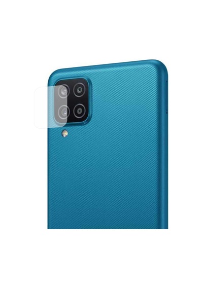 Samsung Uyumlu Galaxy A12 Kamera Lens Koruyucu Nano Cam Şeffaf Tam Kaplama