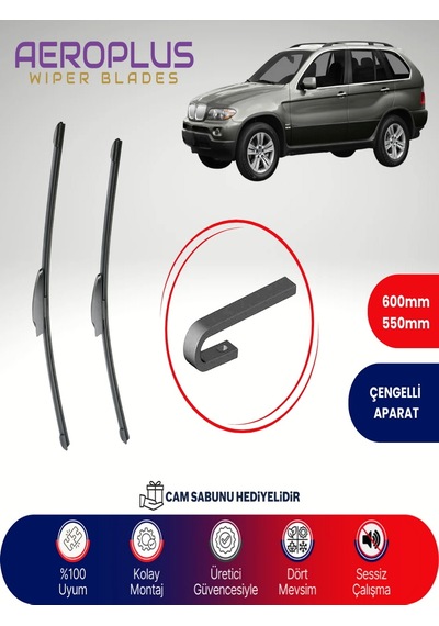 Aeroplus Bmw X5 Muz Silecek Takımı 2000-2007