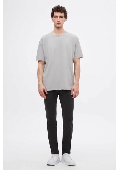 D's Damat Ds Damat Comfort Gri %100 Pamuk T-shirt 6HC14ORT02006 Gri