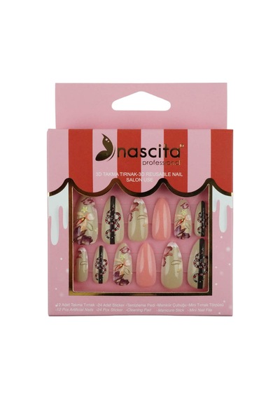Nascita 3d Hand Made Takma Tırnak Nasnaıl0305