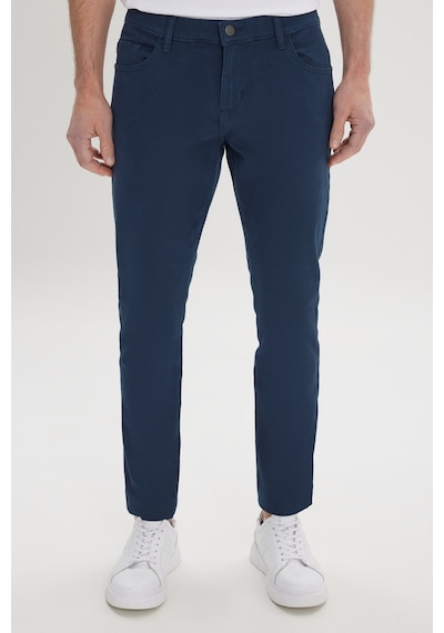 Ac&Co / Altınyıldız Classics Slim Fit Dar Kesim Pamuklu Esnek Chino Erkek Pantolon - Lacivert