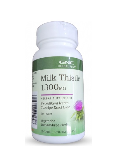 Gnc Herbal Plus Milk Thistle 1300 Mg 30 Tablet