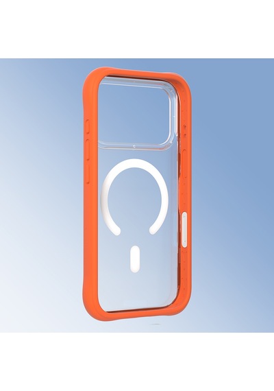 Apple Uyumlu iPhone 17 Pro Max  Kılıf M-safe Özellikli Airbagli Youngkit Dynamic 2 Serisi Kapak Turuncu Turuncu