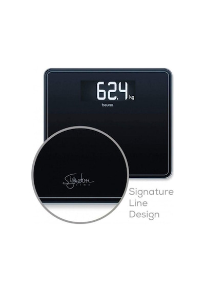 Beurer Gs 410 Signatureline Siyah Cam Banyo Tartısı