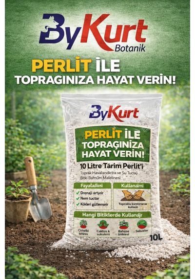 Tarım Perliti Çiçek Toprağı Karışımı 10 Litre Toprak Perliti 10 L