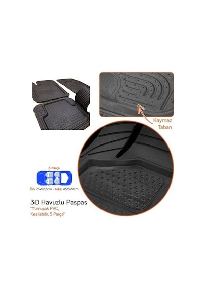 Fıat Egea 3d Havuzlu Paspas N11.11243