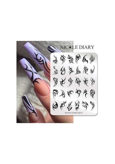 Nicole Diary Metal Stampa Tabakası X010 56257