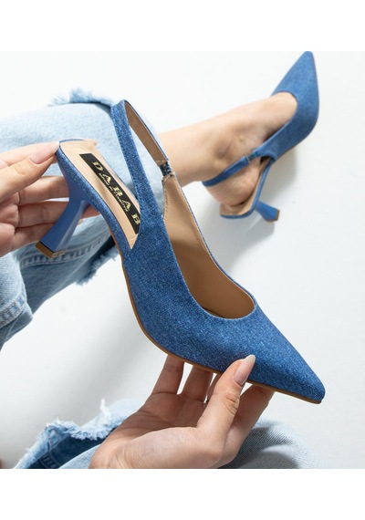 Dabab Shoes Cino Kadın Mavi Kot Sade Düz Arkası Açık 7cm Abiye Topuklu Ayakkabı Mavi Koyu Kot Dabab Shoes Cino Kadın Mavi Kot Sade Düz Arkası Açık 7cm Abiye Topuklu Ayakkabı Mavi Koyu Kot