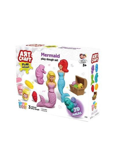 03994 Art Craft Deniz Kızı Hamur Set 168 Gr -fentoys Çok Renkli