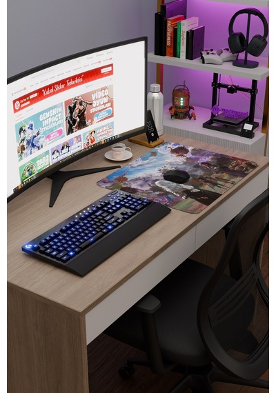 Expedition 33 Kaymaz Dikişli Kauçuk Oyuncu Mousepad V5 - 48x40 Xl Gaming Mouse Pad Fare Altlığı