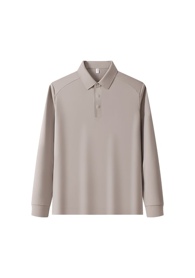 New Performance.arw61006.serintutan-antibakteriyel-yüksek Kalite.uzunkol.çıtçıtlı Polo T.shirt Bej New Performance.arw61006.serintutan-antibakteriyel-yüksek Kalite.uzunkol.çıtçıtlı Polo T.shirt Bej