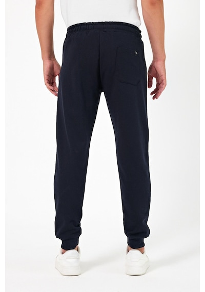 Comeor Kalın Siyah-antrasit Erkek 2'li Eşofman Altı Jogger Arka Cepli Paça Lastikli Regular Fit Şardonsuz Cmre97 001