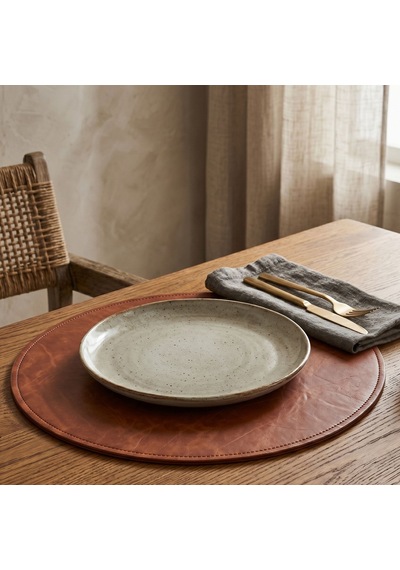 2 Adet Çift Taraflı Çift Renk Kenar Dikişli Suni Deri Amerikan Servis 33x33 CM