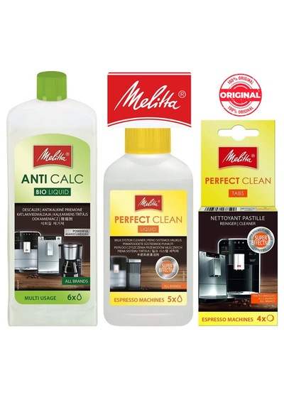 Melitta 3lü Bakım Seti Bio Liquid-süt Temizleyici-tablet