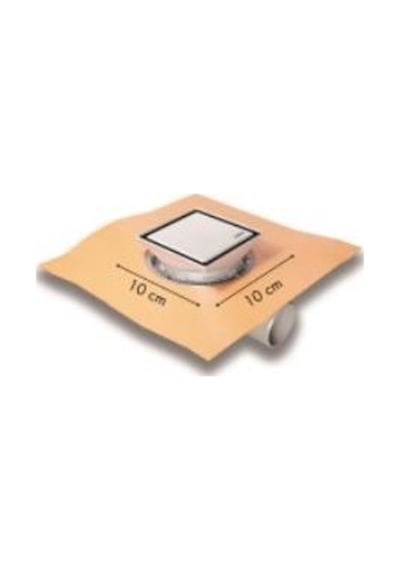 Hüppe Master V Yalıtımlı Noktasal Su Gideri, Seramik Uyumlu,10x10cm, Mat , 47h0026000000025