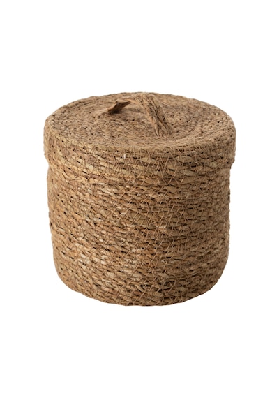 Mudo Home Sımon Kapaklı Düzenleyici Naturel 17x17x15 Kahverengi