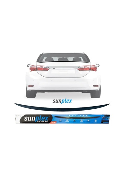 Toyota Corolla Uyumlu 2013-2017 Sunplex Spoiler Piano Black A+ Kalite N11.4302