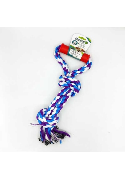 Eurodog Diş İpi Tutmalı Diş Kaş.çift Dü.mavi 40cm