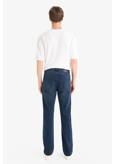 Defacto Sergio Regular Fit Normal Bel Boru Paça Jean Pantolon W7086az25aunm83 İndigo