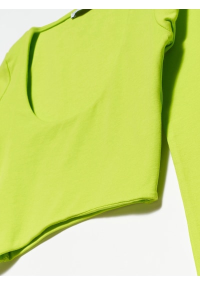 Dilvin 30111 Uzun Kollu Top-lime
