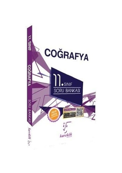 11.Sınıf Coğrafya Soru Bankası -  Karekök Eğitim Yayın