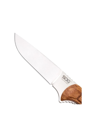 Sog Ht022l Huntspoint Ahşap Saplı Avcı Kamp Bıçağı Kahverengi