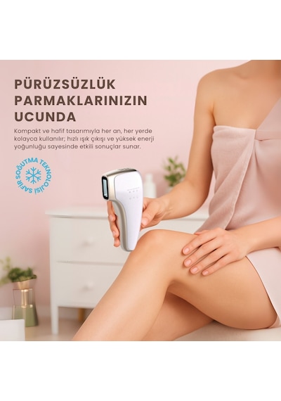 Mieco Safir Soğutma Özellikli İpl Lazer Epilasyon Aleti Safir